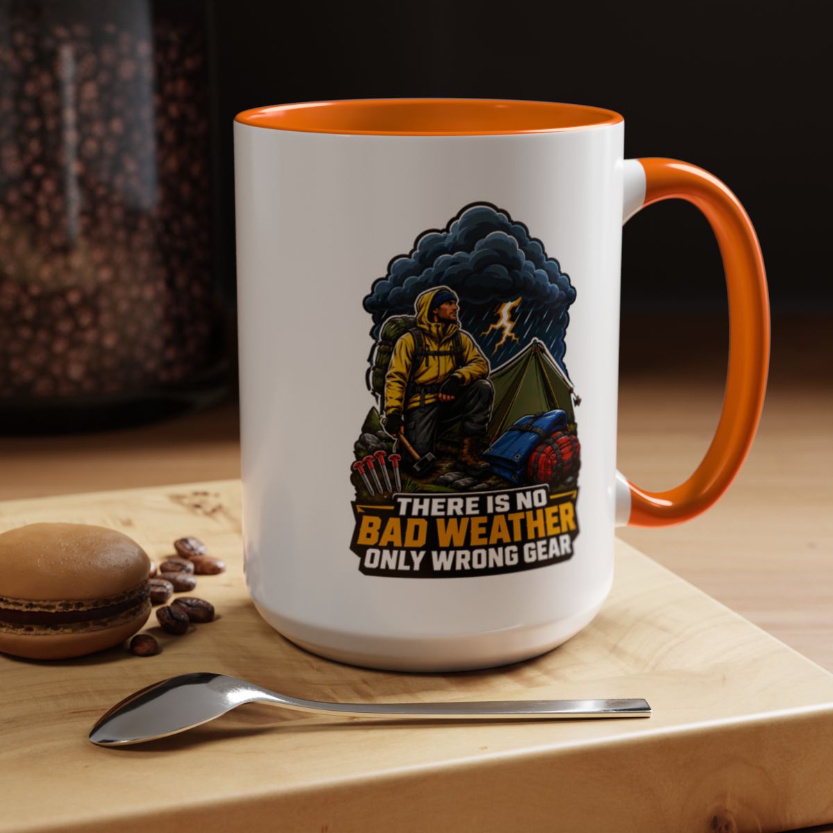 There Is No Bad Weather Only Wrong Gear Mug | Camping Mug | Hiking Coffee Mug | Outdoor Adventure Gift | Nature Lover Mug | Camper Gift