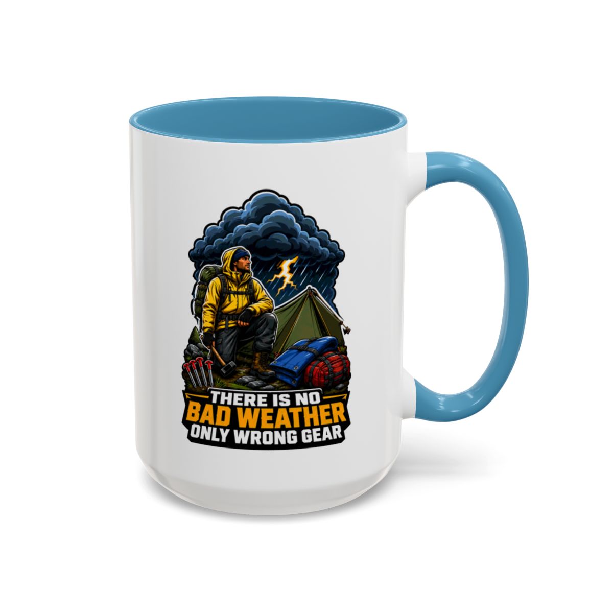 There Is No Bad Weather Only Wrong Gear Mug | Camping Mug | Hiking Coffee Mug | Outdoor Adventure Gift | Nature Lover Mug | Camper Gift