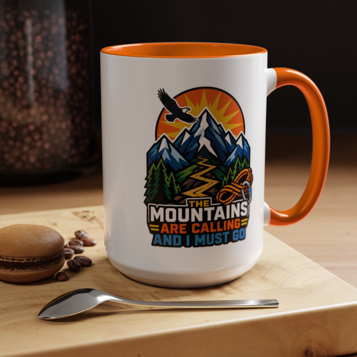 The Mountains Are Calling Mountain Adventure Mug