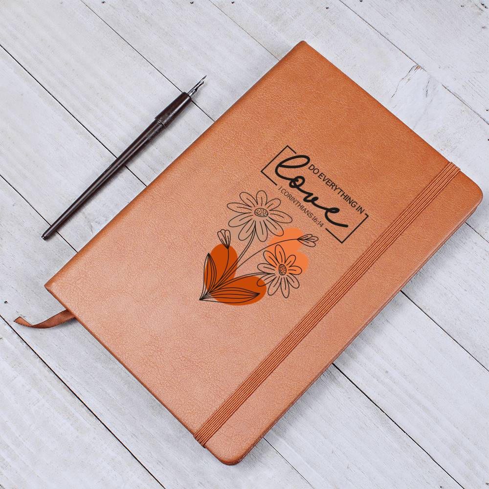 “Do Everything in Love” Christian Journal – Elegant Faith-Inspired Gift ✝️