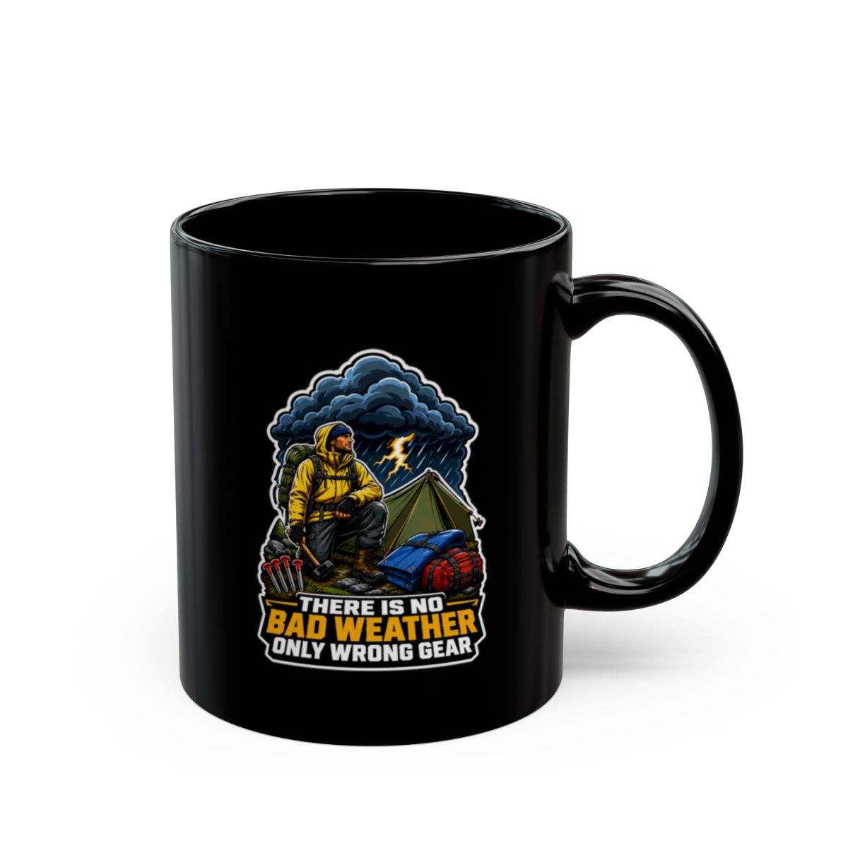 There Is No Bad Weather Only Wrong Gear Mug | Camping Mug | Hiking Coffee Mug | Outdoor Adventure Gift | Nature Lover Mug | Camper Gift