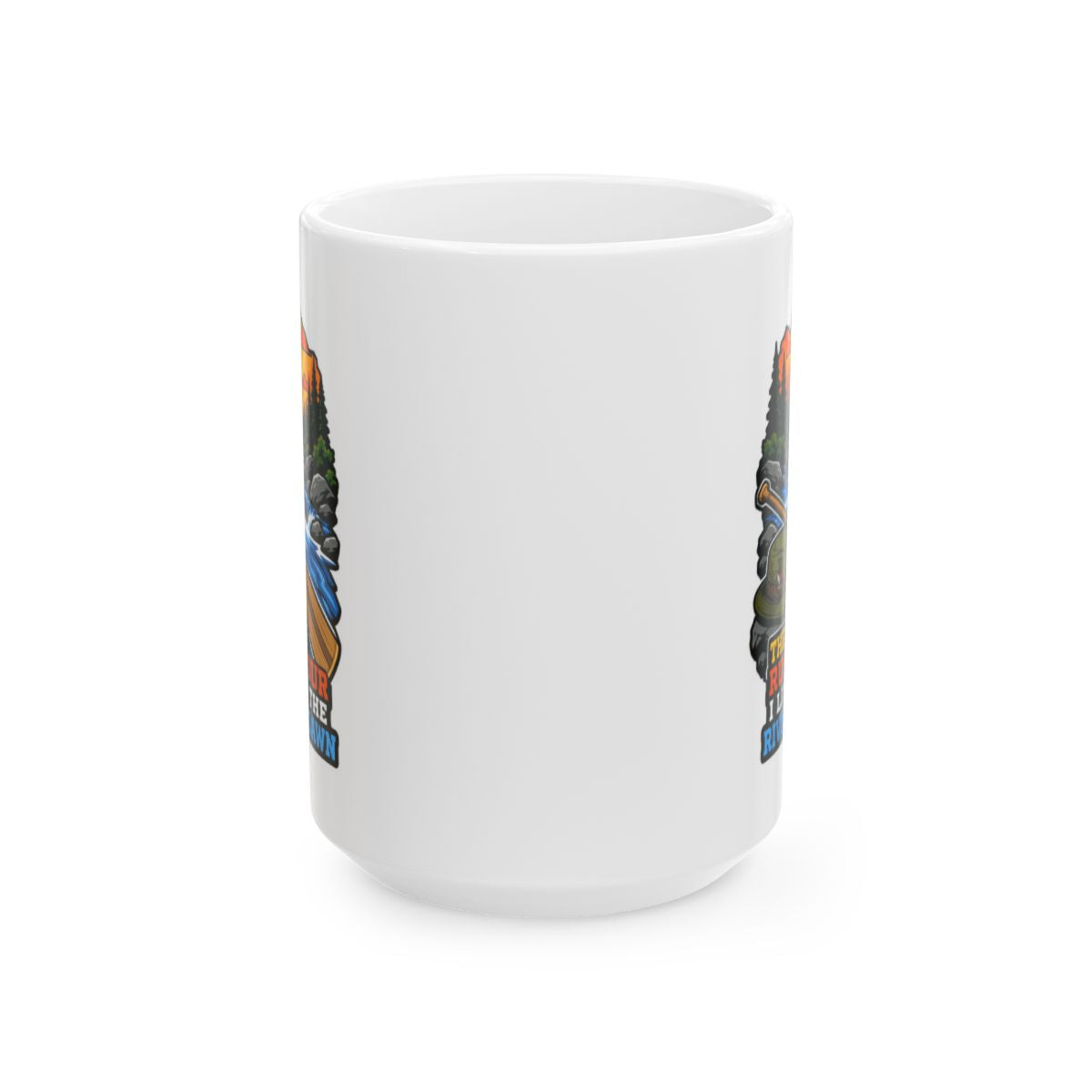 The Only Rush Hour I Like Is The River At Dawn Mug | Camping Mug | Canoeing Gift | Kayak Coffee Mug | Nature Lover Gift | Outdoor Mug